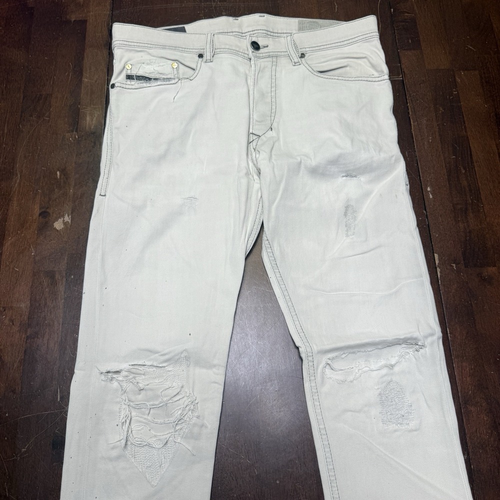 DEISEL TEPPHAR Men's Distressed Slim Denim Jeans Pants Measures 32X32‎ VTG